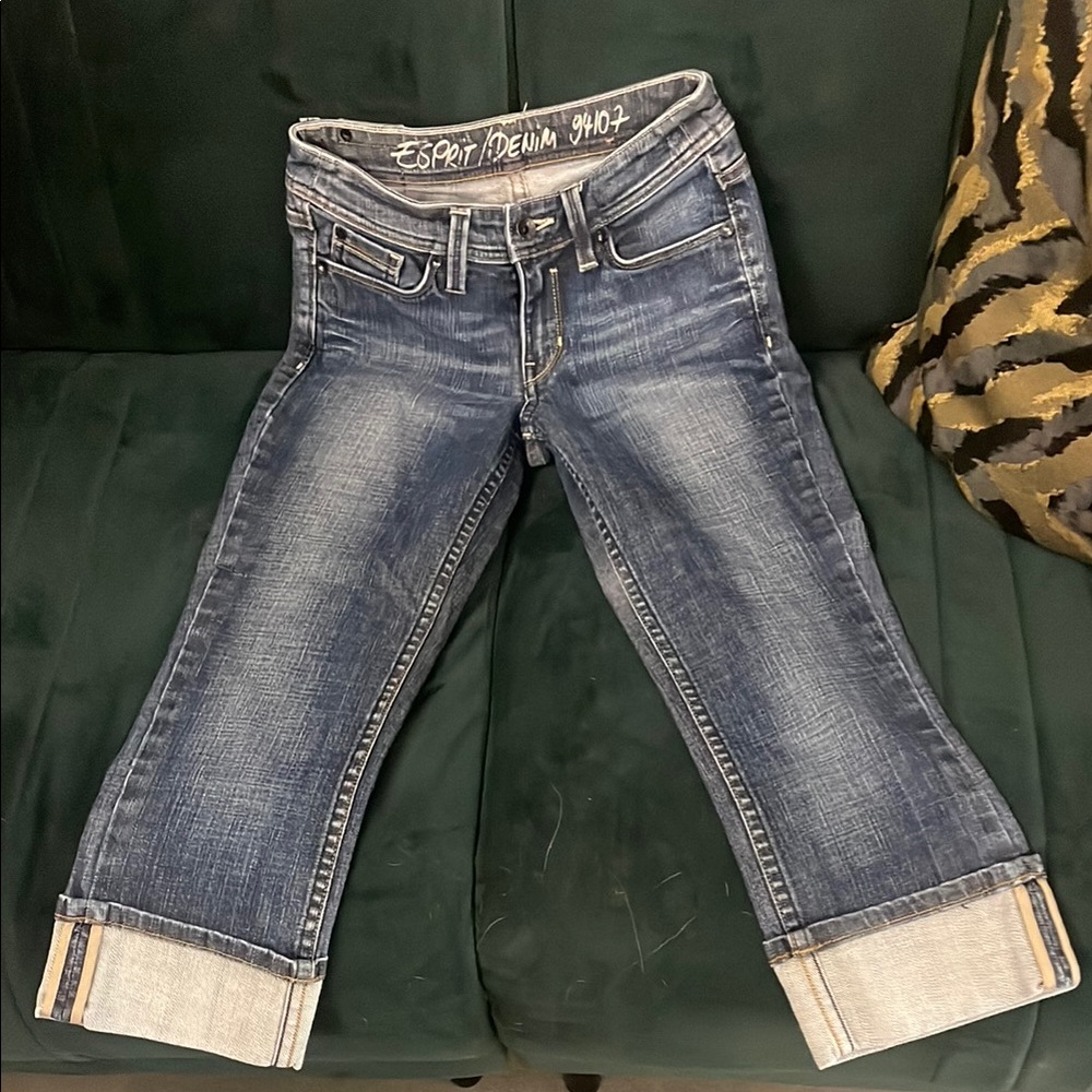 Esprit Women's Blue Denim Jeans